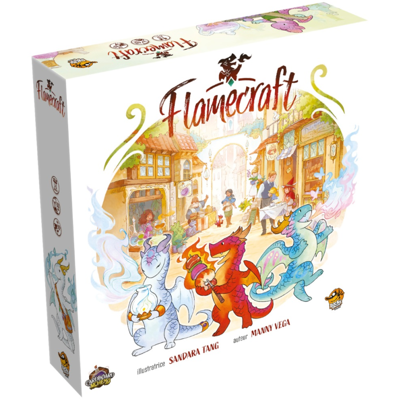 Acheter jeu de société Flamecraft Lucky duck games