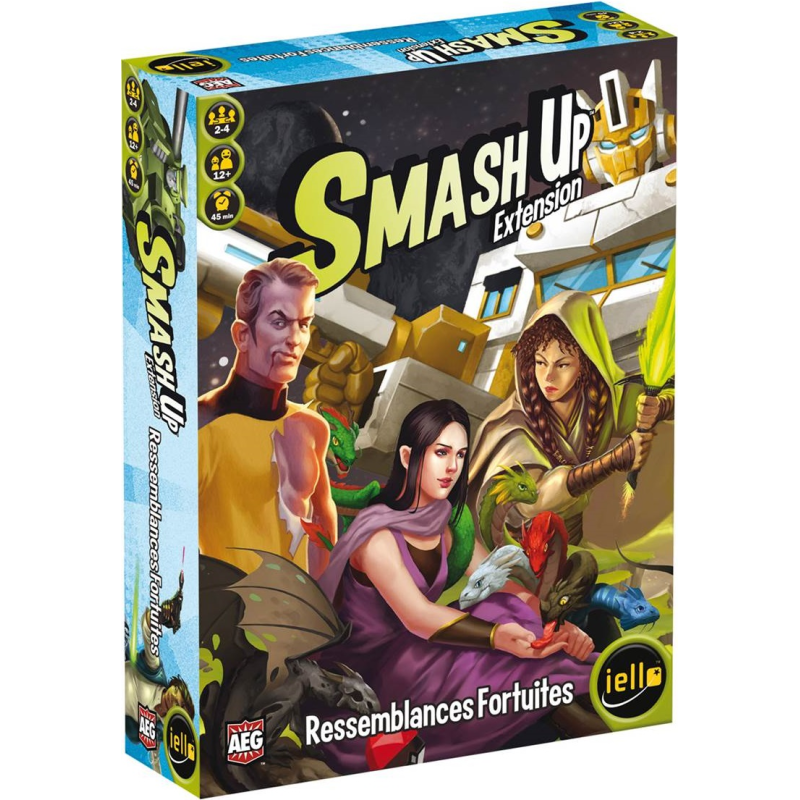Cette boite contient la 7e extension pour le jeu Smash Up