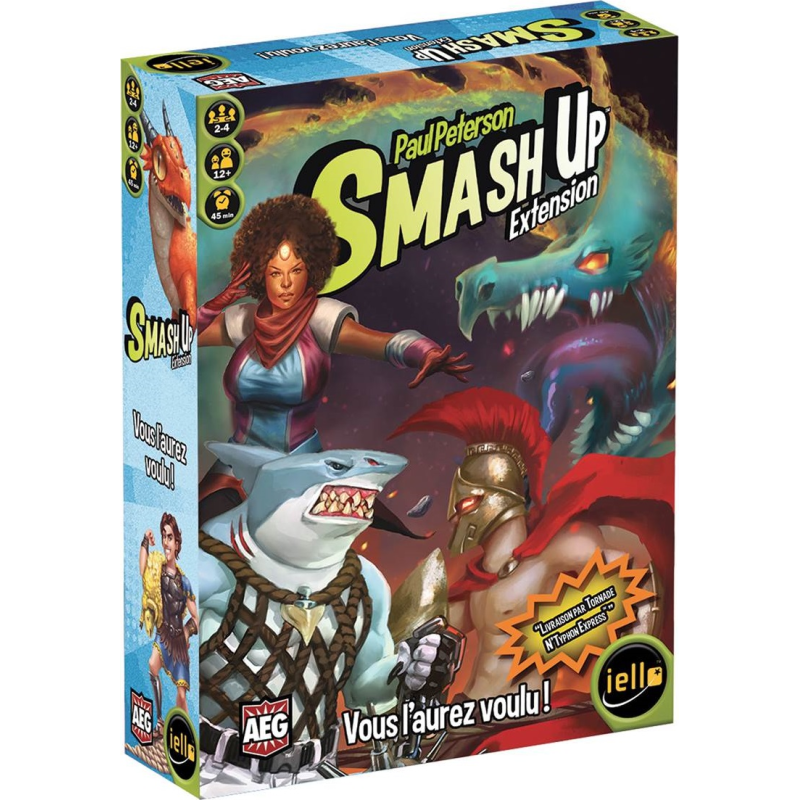Cette boite contient la 6e extension pour le jeu Smash Up