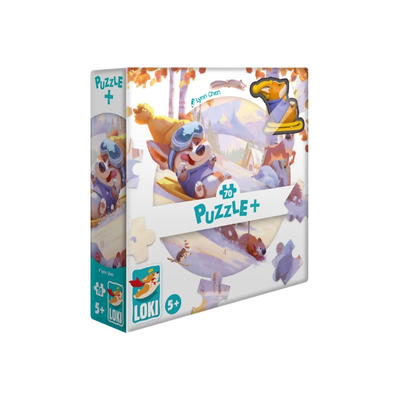 Acheter loki-puzzle : Loki fait de la Luge