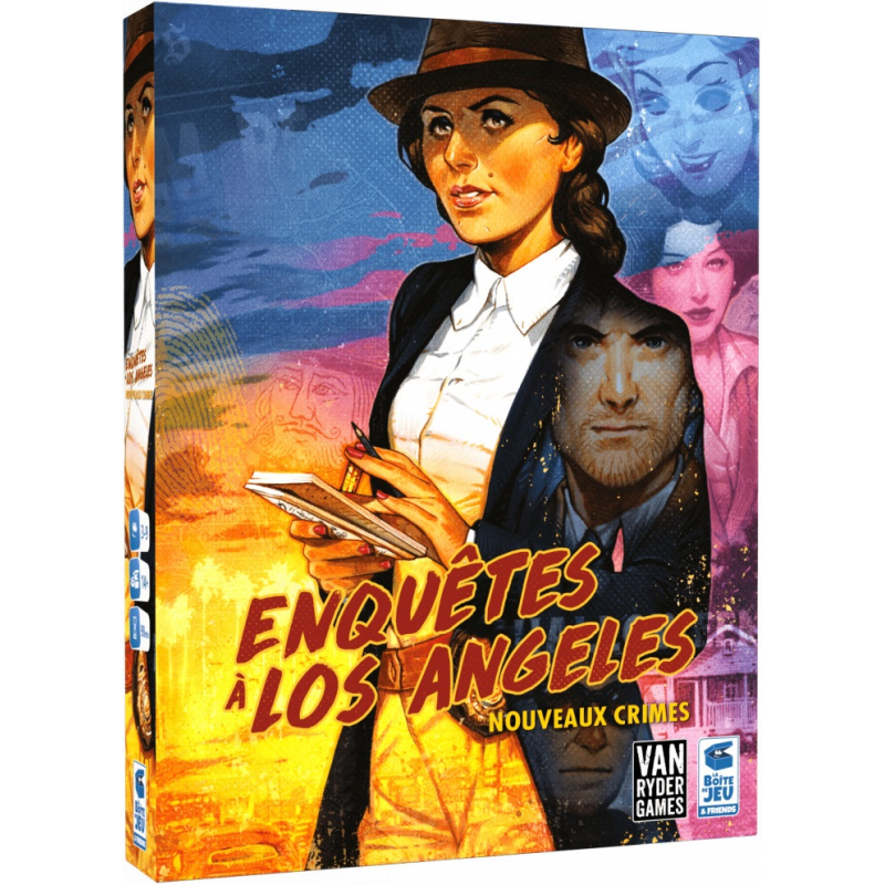 Acheter jeu de société enquête à Los Angeles extension nouveaux crimes