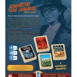 Acheter jeu de société enquête à Los Angeles extension nouveaux crimes