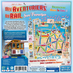 Acheter jeu de société Aventuriers du Rail San Francisco