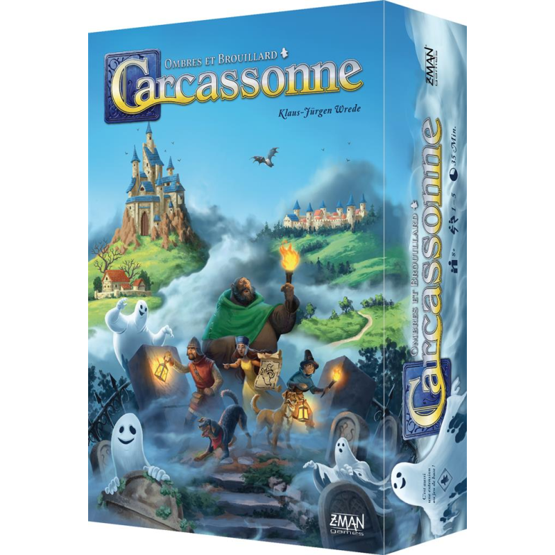 Acheter jeu de société Carcassonne Ombres et Brouillards