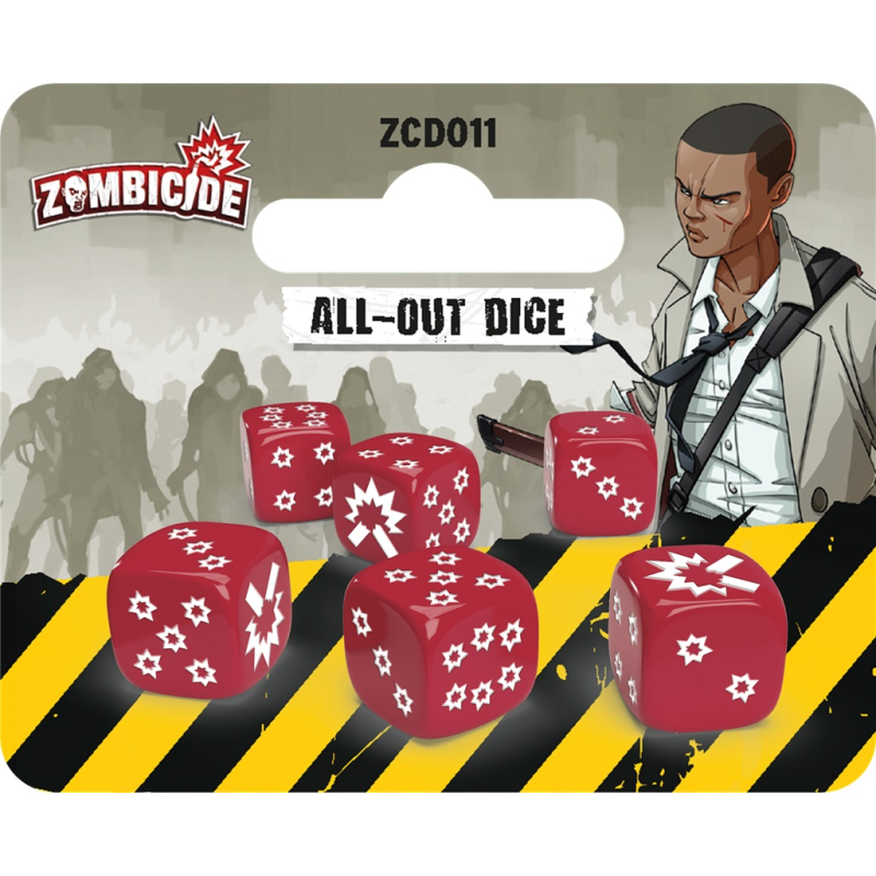 Acheter jeu de société Zombicide set de dés All-Out