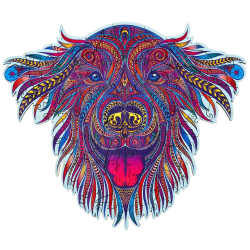 Acheter un puzzle créatif en bois Le Chien Docile