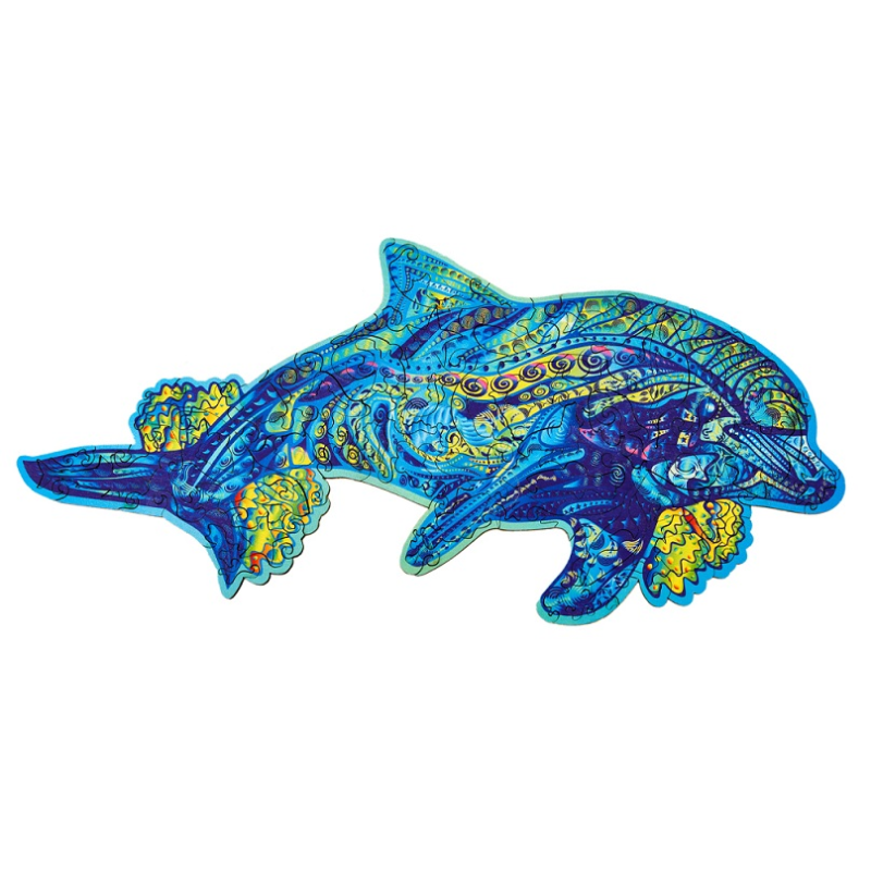 Acheter un puzzle créatif en bois Le Dauphin Joueur