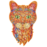 Acheter un puzzle créatif en bois Le Chat Curieux