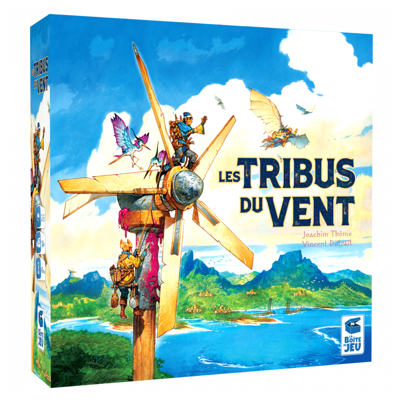 Acheter le jeu de société Les Tribus du Vents La boite de jeu