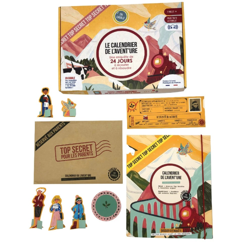 Acheter jeu de société Calendrier de l'Avent'Ure - Opération À Toute Vapeur