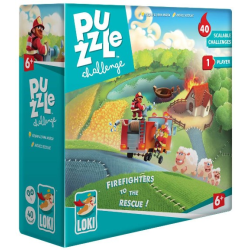 Acheter jeu de société Puzzle Challenge - Pompiers à la Rescousse !