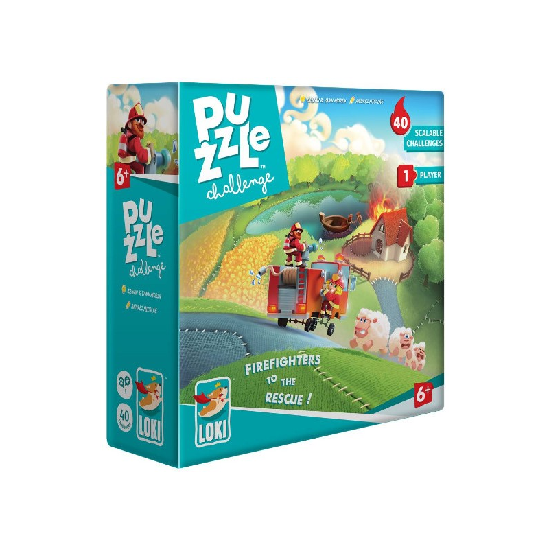 Acheter jeu de société Puzzle Challenge - Pompiers à la Rescousse !