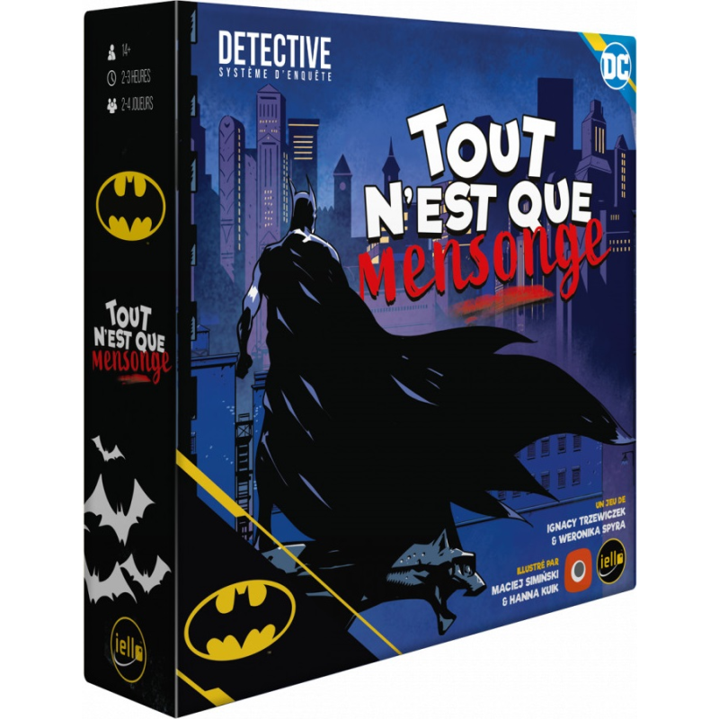 Acheter jeu de société Iello Détective Batman Tout n'est que mensonge