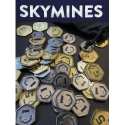 Acheter jeu de société Skymines pièces métal