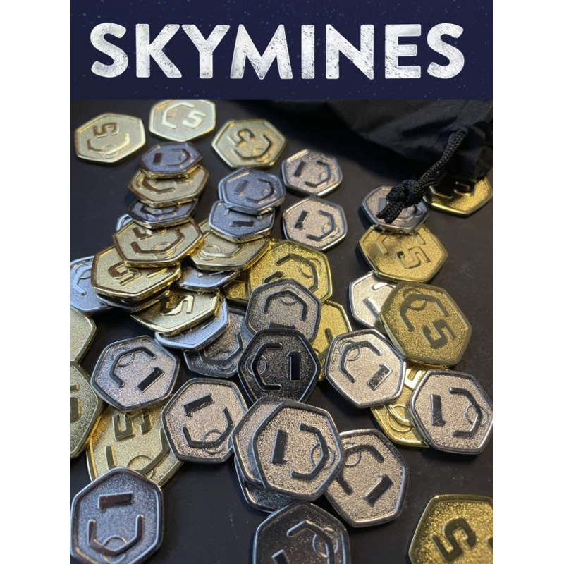 Acheter jeu de société Skymines pièces métal