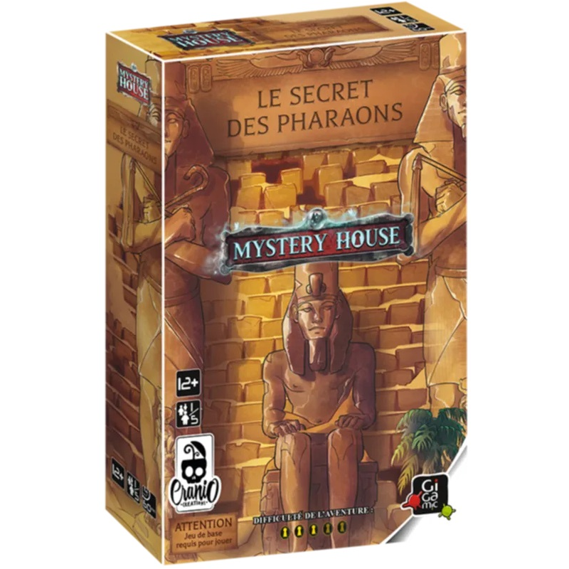 Acheter extension Le Secret des Pharaons jeu de société Mystery house