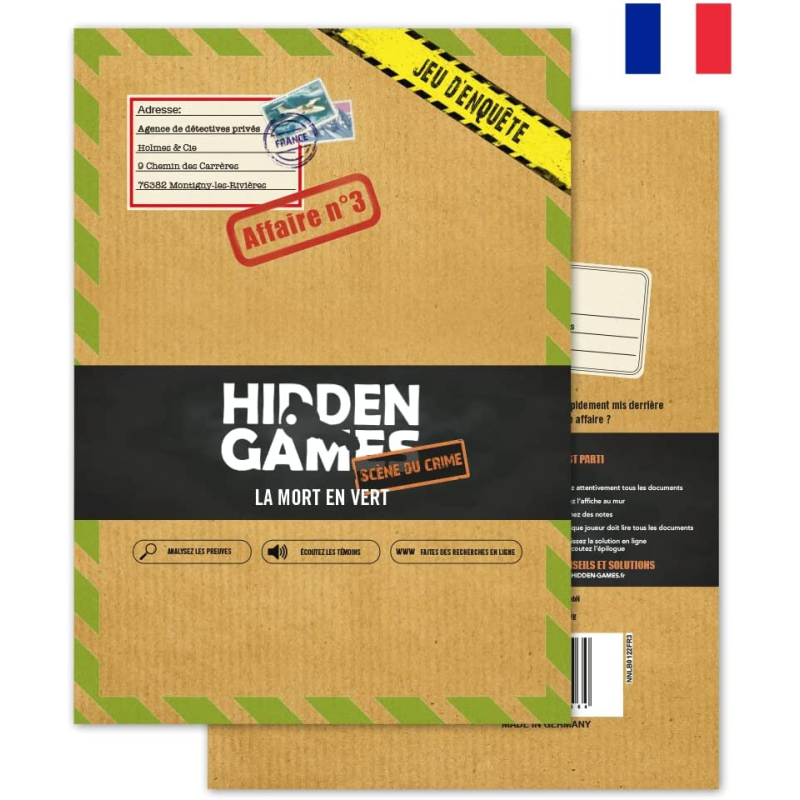 Acheter jeu de société Hidden Games La Mort en Vert