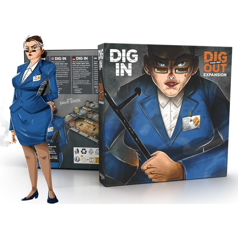 Acheter jeu de société Dig Out Abi Games extension Dig In version KS