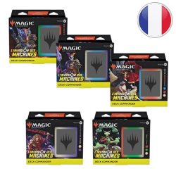 Acheter lot des 5 decks commander L'Invasion des machines