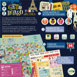 Acheter le jeu de société Get on Board Paris et Rome Iello