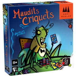 Acheter le jeu de société Maudits Criquets Gigamic (gamme cafard)