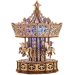 Acheter une Maquette 3D mécanique en bois - Carroussel Parisien