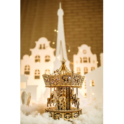 Acheter une Maquette 3D mécanique en bois - Carroussel Parisien