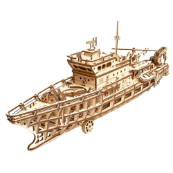 Acheter une Maquette 3D mécanique en bois - Yacht d'exploration