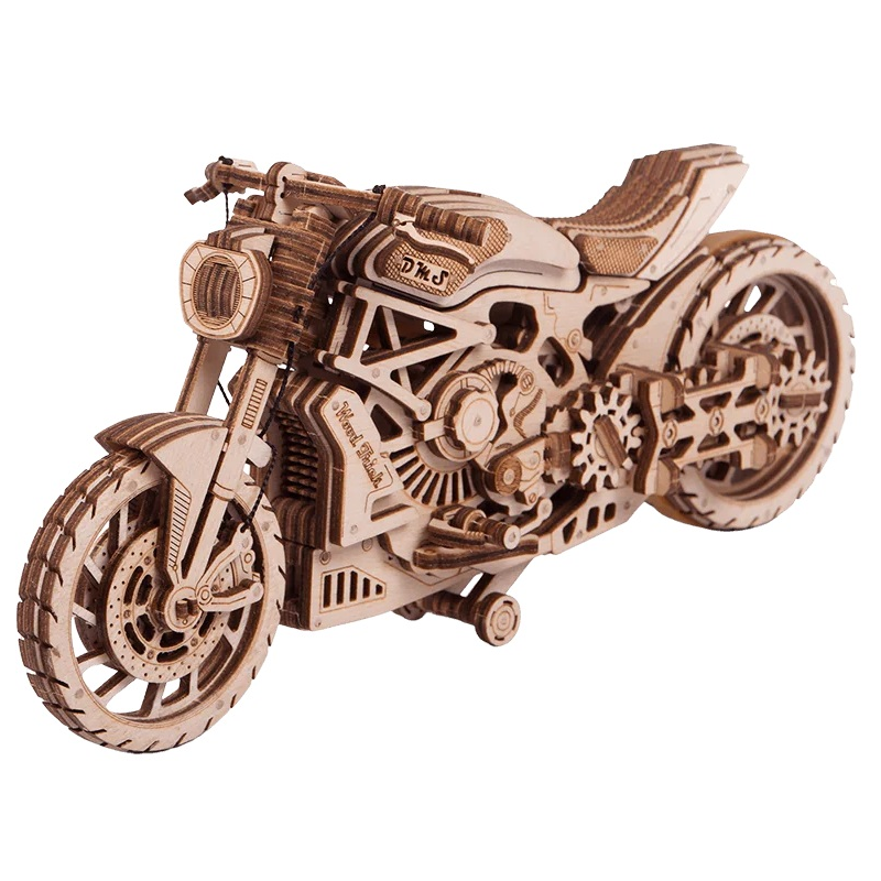 Acheter une Maquette 3D mécanique en bois - Motorcycle DMS