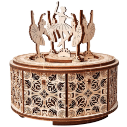 Acheter une Maquette 3D mécanique en bois - Ballerine dansante