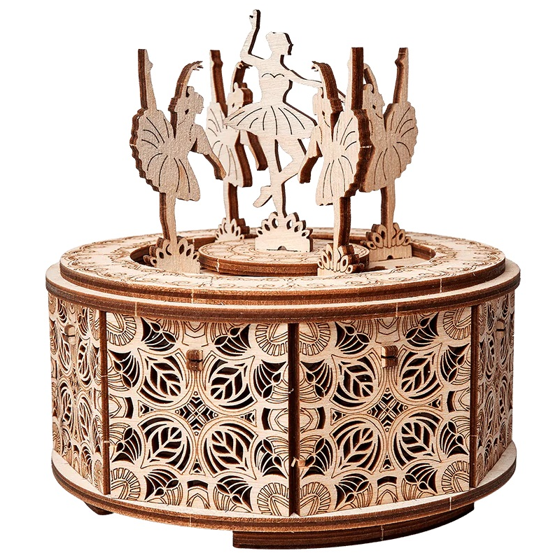 Acheter une Maquette 3D mécanique en bois - Ballerine dansante