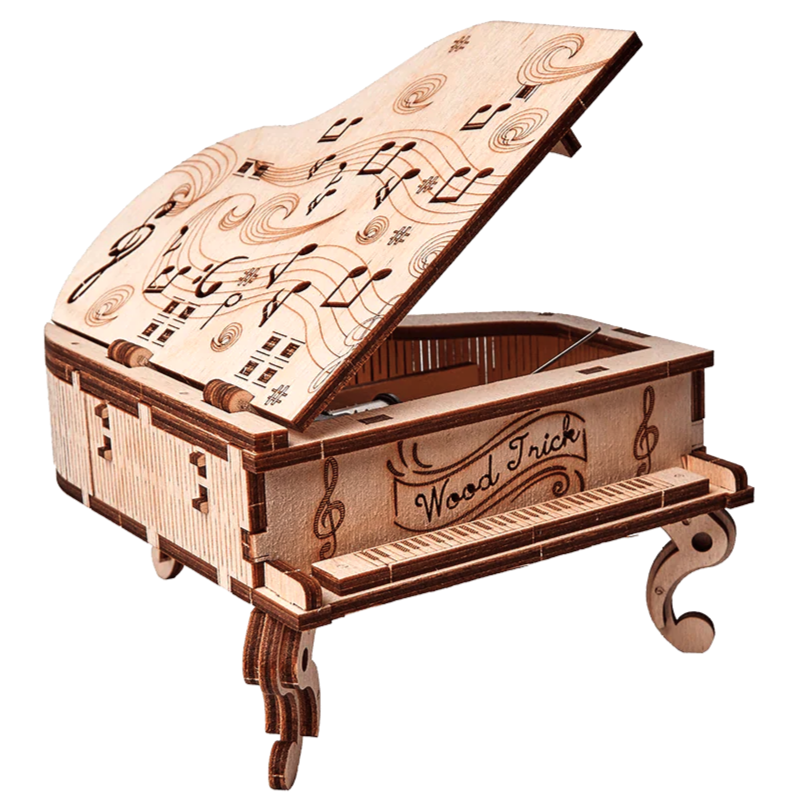 Acheter une Maquette 3D mécanique en bois - Grand Piano