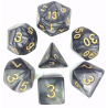 Set de 7 dés, idéal pour les jeux de rôle.
