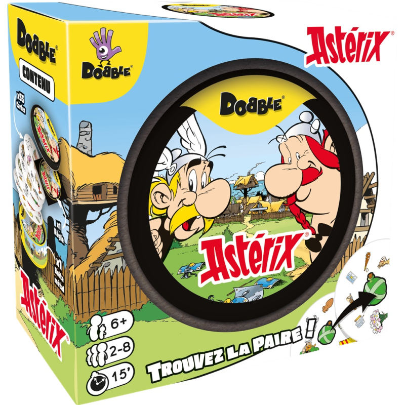 Retrouvez l'univers d'Asterix dans ce Dobble
