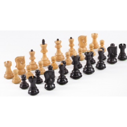 Jeu de pièces Russian Zagreb buis ébonisé acacia Taille 3