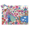 Acheter puzzle enfant Djeco silhouette La Princesse et son Paon
