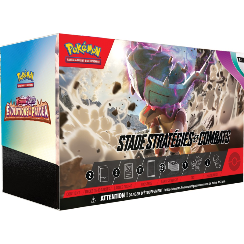 Coffret Pokémon Stade Stratégies et Combats EV02 Evolutions à Paldea