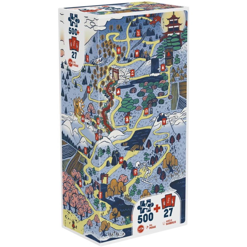 Acheter le jeu de société un puzzle Iello- 500 pièces Play Donjon Forêt