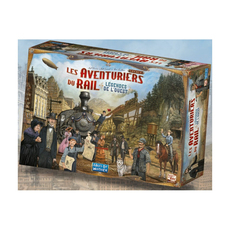 Acheter le jeu de société Les Aventuriers du Rail Legacy - Légendes de l'Ouest