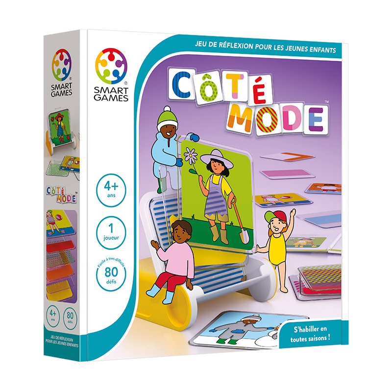 Coté Mode est un jeu de logique de la marque Smart Games