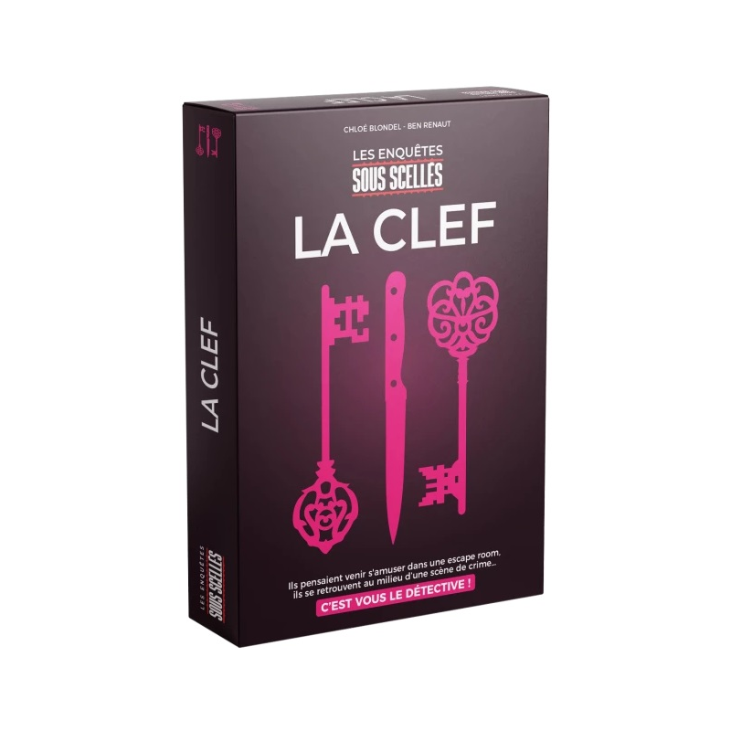 Acheter le jeu d'enquête sous scellé La Clef Enigami
