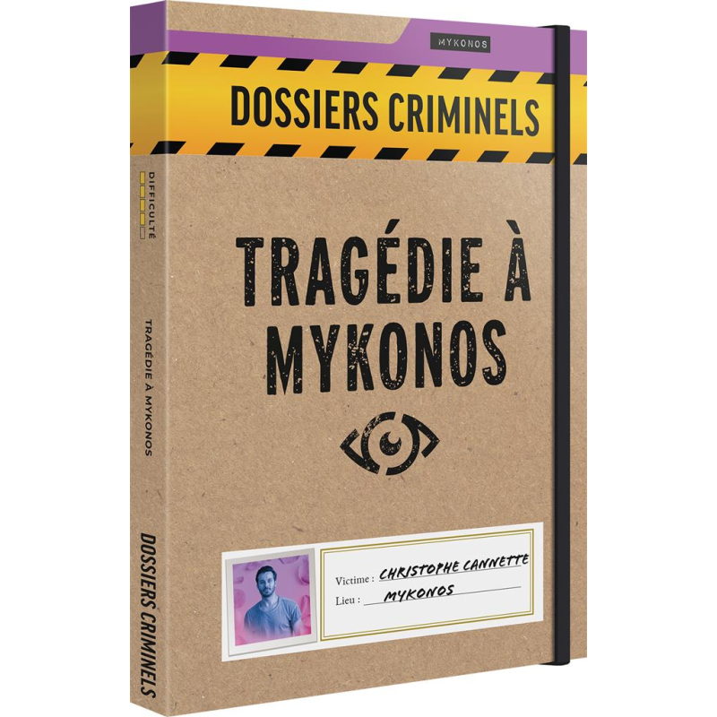 Acheter le jeu de société dossiers Criminels - Tragédie à Mykonos