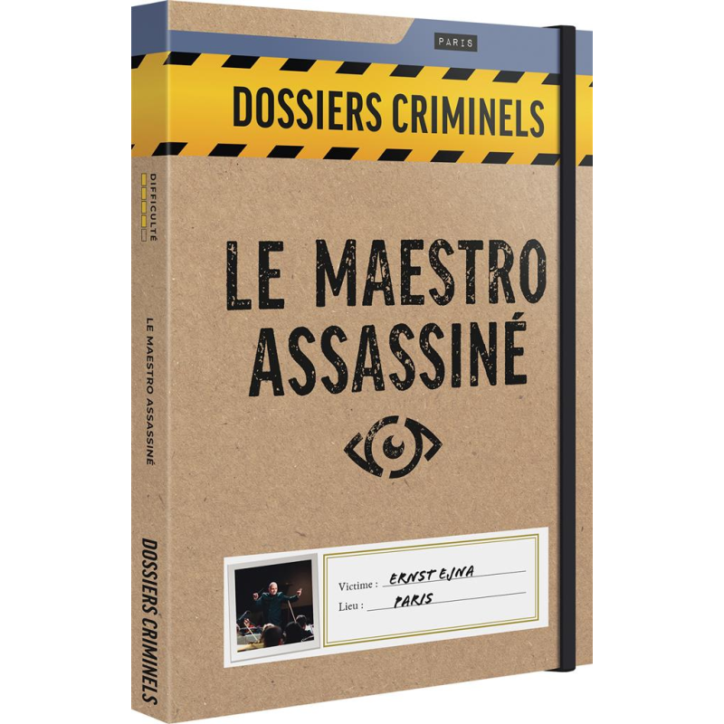 Acheter le jeu de société dossiers Criminels Le Maestro Assassiné