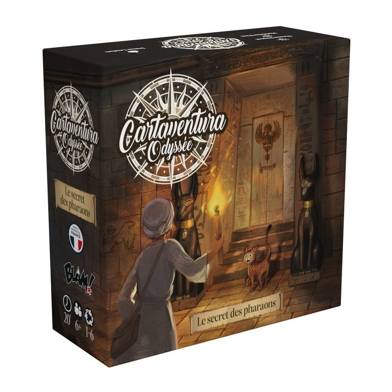 Acheter le jeu de société Cartaventura odyssee le Secret des Pharaons