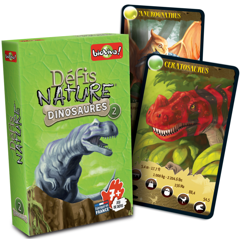 L'édition sur les dinosaures de Défis Nature.