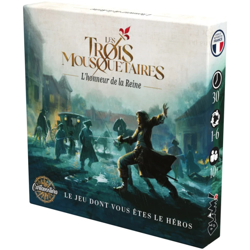 Acheter le jeu de société Cartaventura Les 3 mousquetaires - L'honneur de la reine