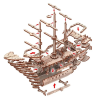 Acheter le puzzle bois Mr Playwood Bateau Pirate