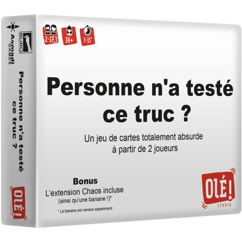 Acheter le jeu de société Personne n'a testé ce truc Olé Studio