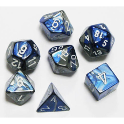 Set de 7 dés, idéal pour les jeux de rôle.