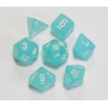 Set de 7 dés, idéal pour les jeux de rôle.